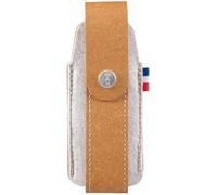 Opinel Outdoor Case L Recycled Leather & R PET Felt - Brown - Sustainable Knife Bag for OPINEL N°09, N°10, Mushroom Knife N°08 and N°10 with Corkscrew & Bottle Opener
