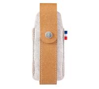Opinel Outdoor Case M Recycled Leather & R PET Felt - Brown - Sustainable Knife Bag for OPINEL N°07 to N°09 & Effilé 8/10