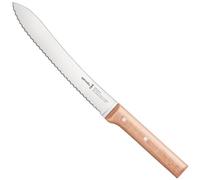 Opinel Bread Knife Parallele No.116, Stainless Steel, Wood Handle, 21 cm