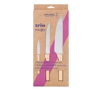 Opinel Parallèle Trio Knife Set - Paring, Chef and Carving Knife