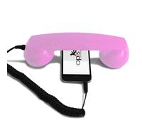 Opis 60s micro - Retro mobile phone headset for Android phones, tablets, notebooks/Headphone with Microphone/Laptop Headphones/Computer Headset/USB Phone Handset (USB-C) (pink)
