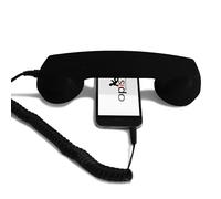 Opis 60s micro - Retro mobile phone headset for Android phones, tablets, notebooks/Headphone with Microphone/Laptop Headphones/Computer Headset/USB Phone Handset (USB-C) (black)