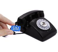 Opis 60s Mobile: The Retro Phone with SIM Card Slot and GSM, a Landline Mobile for Elderly Black
