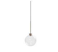 Opium 1 Pendant Ø20 Transparent/ Semi Glossy Aluminum