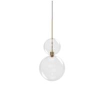 Opium 2 Pendant Transparent/ Aluminum/ Bronze
