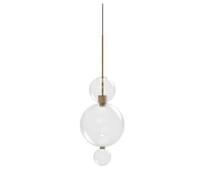 Opium 3 Pendant Transparent/ Aluminum/ Bronze
