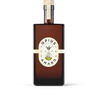 Opius Amaro Non-Alcoholic Elixir 50cl | Herbaceous Botanical Blend | Artisanal Craftsmanship | Citrus & Wormwood Notes | Perfect for Cocktails or Neat | Opius Distillery