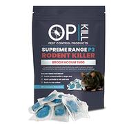 Opkill Rat Poison & Mouse killer - 150g Strongest Supreme Range Bait Available Single Feed Fast acting and Safe for Professional and Domestic use Professional Choice Paste 150G Sachets