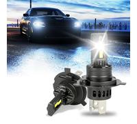 OPL5 h4 LED Headlight Bulbs 90W 16000LM Extremely Bright Hi/Lo Beam 6500K Xenon White Canbus h4 9003 HB2 LED Bulbs All-in-One Wireless H4 Car Headlight Conversion Kit, Plug and Play (2 PCS)