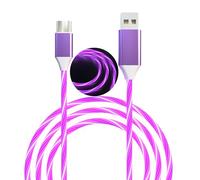 Opligevo Light up USB C Charging Cable,Type C Led Charging Cable,USB A to USB C Light Up Charger Cord with TPE Material,Compatible with Samsung Galaxy S21 S20 S10/S9/Note 20/10/9/8 (3.3ft,Purple)
