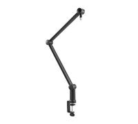 OPLITE - Supreme Microphone Arm - Aluminium articulated arm for professional microphone, universal mount, compatible with Yeti Blackout and Spark Sl OP-SM-BA