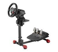 OPLITE Wheel Stand GT - Universal Steering Wheel Cradle & Gear Box Mount Compatible with all Logitech, Thrustmaster and Fanatec Products Simulation Automotive and Simracing Setup Black