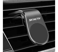 oPlsdqw Car Phone Holder for Mazda Skyactiv, Air Vent Car Phone Mount, Hands-Free Mobile Stand, Adjustable Mobile Phone Car Mount Clip - Auto Decorative Accessories,A/Black