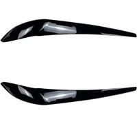 OPNHAY Car Headlight Eyebrows for BMW X3 F25 X4 F26 2014-2017, Car Headlight Lamp Eyebrow Eyelid Trim Cover, 1 Pair Car Headlight Eyebrow Eyelids Trim Cover Replacement,Gloss Black