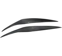 OPNHAY Car Headlight Eyebrows for Ford Fiesta MK6.5 2013-2017, Car Headlight Lamp Eyebrow Eyelid Trim Cover, 1 Pair Car Headlight Eyebrow Eyelids Trim Cover Replacement