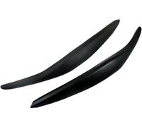 OPNHAY Car Headlight Eyebrows for Ford Fiesta MK6.5 2013-2017, Car Headlight Lamp Eyebrow Eyelid Trim Cover, 1 Pair Car Headlight Eyebrow Eyelids Trim Cover Replacement