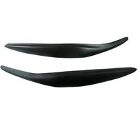 OPNHAY Car Headlight Eyebrows for Ford Fiesta MK6.5 2013-2017, Car Headlight Lamp Eyebrow Eyelid Trim Cover, 1 Pair Car Headlight Eyebrow Eyelids Trim Cover Replacement