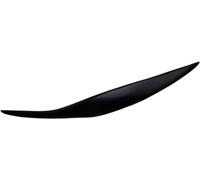 OPNHAY Car Headlight Eyebrows for Ford Fiesta MK7 2009 2010 2011 2012, Car Headlight Lamp Eyebrow Eyelid Trim Cover, 1 Pair Car Headlight Eyebrow Eyelids Trim Cover Replacement