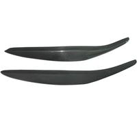 OPNHAY Car Headlight Eyebrows for Ford Fiesta MK7 MK7.5 2012-2017, Car Headlight Lamp Eyebrow Eyelid Trim Cover, 1 Pair Car Headlight Eyebrow Eyelids Trim Cover Replacement
