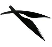 OPNHAY Car Headlight Eyebrows for Ford Focus 2 MK2 MK2.5 2008-2011, Car Headlight Lamp Eyebrow Eyelid Trim Cover, 1 Pair Car Headlight Eyebrow Eyelids Trim Cover Replacement