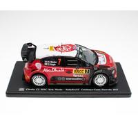 OPO 10 - 1/24 scale model car compatible with Citroen C3 WRC - Kris Meeke - Rally RACC Catalunya-Costa Daurada 2017 - WRC002