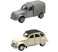 OPO 10 - Batch of 2 miniature cars 3 inches: CITROEN 2CV - WEL10