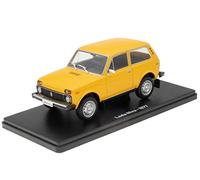 OPO 10 - Collectible miniature car 1/24 compatible with LADA NIVA yellow 1977 - ELC907