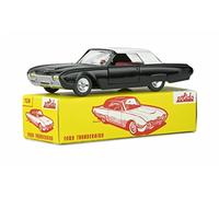 OPO 10 - Collectible miniature car 1/43 Solido, reproduction compatible for Ford Thunderbird Coupe Black 1962-1282