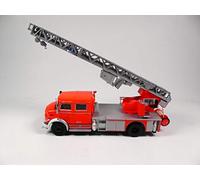 OPO 10 - Fire Truck 1/43 compatible with Mercedes-Benz L1519 with 60cms telescopic ladder (Ixo P04)