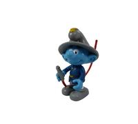 OPO 10 Firefighter Smurf with hose - figurine for creating, playing, and collecting characters! Smurfs 36