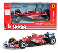 OPO 10 - Formula 1 car compatible with Carlos Sainz Jr. Ferrari SF-24#55 5th Miami GP 2024 1/43 scale Bburago 36844S1