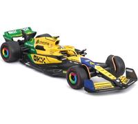 OPO 10 - Formula 1 car compatible with Lando Norris McLaren MCL38#4 4th Monaco GP 2024 1/43 scale Bburago 38215NS