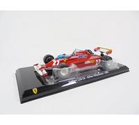 OPO 10 Formula 1 compatible with Ferrari 126 CK Gilles Villeneuve 1981-1/24 Diecast model car - GF015