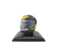 OPO 10 - Formula 1 Helmet Compatible with Ferrari F1: Carlos Pace 1973-1/5 Scale - CAS69