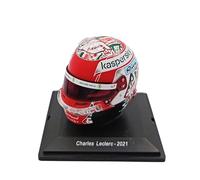 OPO 10 - Formula 1 helmet compatible with Ferrari F1: Charles Leclerc 2021 Emilia Romagna GP - 1/5 scale Spark - CAS94
