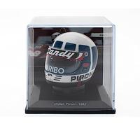 OPO 10 - Formula 1 helmet compatible with Ferrari F1 Didier Pironi 1982-1/5 scale - CAS23