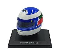 OPO 10 - Formula 1 helmet compatible with Ferrari F1: Gianni Morbidelli #27 Scuderia Ferrari 1991-1/5 scale Spark - CAS74
