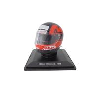 OPO 10 - Formula 1 Helmet Compatible with Ferrari F1: Gilles Villeneuve 1978-1/5 Scale - CAS50