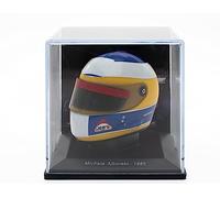 OPO 10 - Formula 1 Helmet Compatible with Ferrari F1: Michele Alboreto 1985-1/5 Scale - CAS09