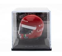OPO 10 - Formula 1 Helmet Compatible with Ferrari F1: Niki Lauda 1975-1/5 Scale - CAS06
