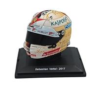 OPO 10 - Formula 1 helmet compatible with Ferrari F1: Sebastian Vettel Ferrari #5 Sieger Monaco GP 2017-1/5 scale Spark - CAS87