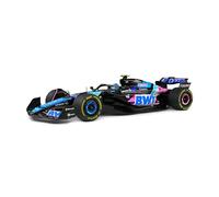 OPO 10 Formula 1 Miniature Car Compatible with ALPINE F1 TEAM A524 BLUE GASLY MONACO GP 2024-1:18 Solido 1814002