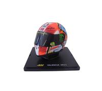 OPO 10 - Helmet scale 1/5 Valentino Rossi Moto GP VALENCIA Season 2011 - CR015