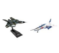 OPO 10 - Lot of 2 military vehicles 1/100: Tornado IDS 1990 Aeronautica Militare Italiana fighter plane + Kawasaki T-4 JASDF / CP03 + SD4 / LSD55