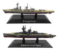 OPO 10 - Lot of 2 warships 1/1250: Admiral Graf Spee + Konigsberg / WSL50 / WS3+15