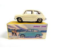 OPO 10 - Miniature car compatible with Fiat 600 D beige 1/43 DINKY TOYS 520