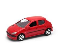 OPO 10 Miniature car compatible with Peugeot 206, 1:64 scale, 3 inches (7.5cm), Welly SUP37