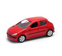 OPO 10 - Miniature car compatible with Peugeot 206, 1:64 scale, 3 inches (7.5cm), Welly SUP37