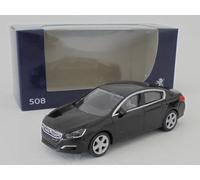 OPO 10 - Miniature car compatible with Peugeot 508 scale 1:64 3 inches 7.5cm Norev - 314812 Black