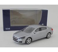 OPO 10 - Miniature car compatible with Peugeot 508 scale 1:64 3 inches 7.5cm Norev - 314812 Gray